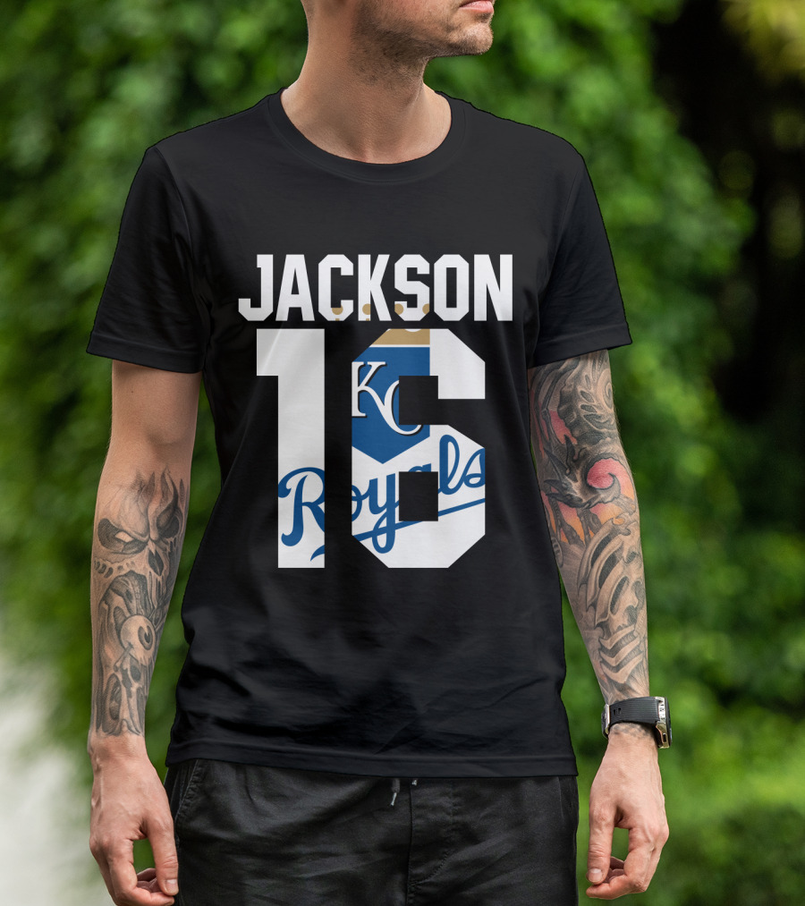 Kansas City Royals Jackson 16 KC T-Shirt