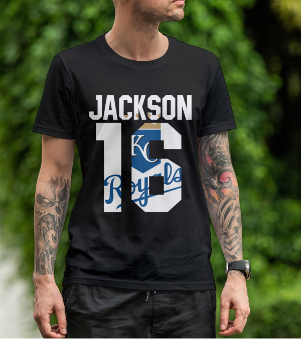 Kansas City Royals Jackson 16 KC T-Shirt