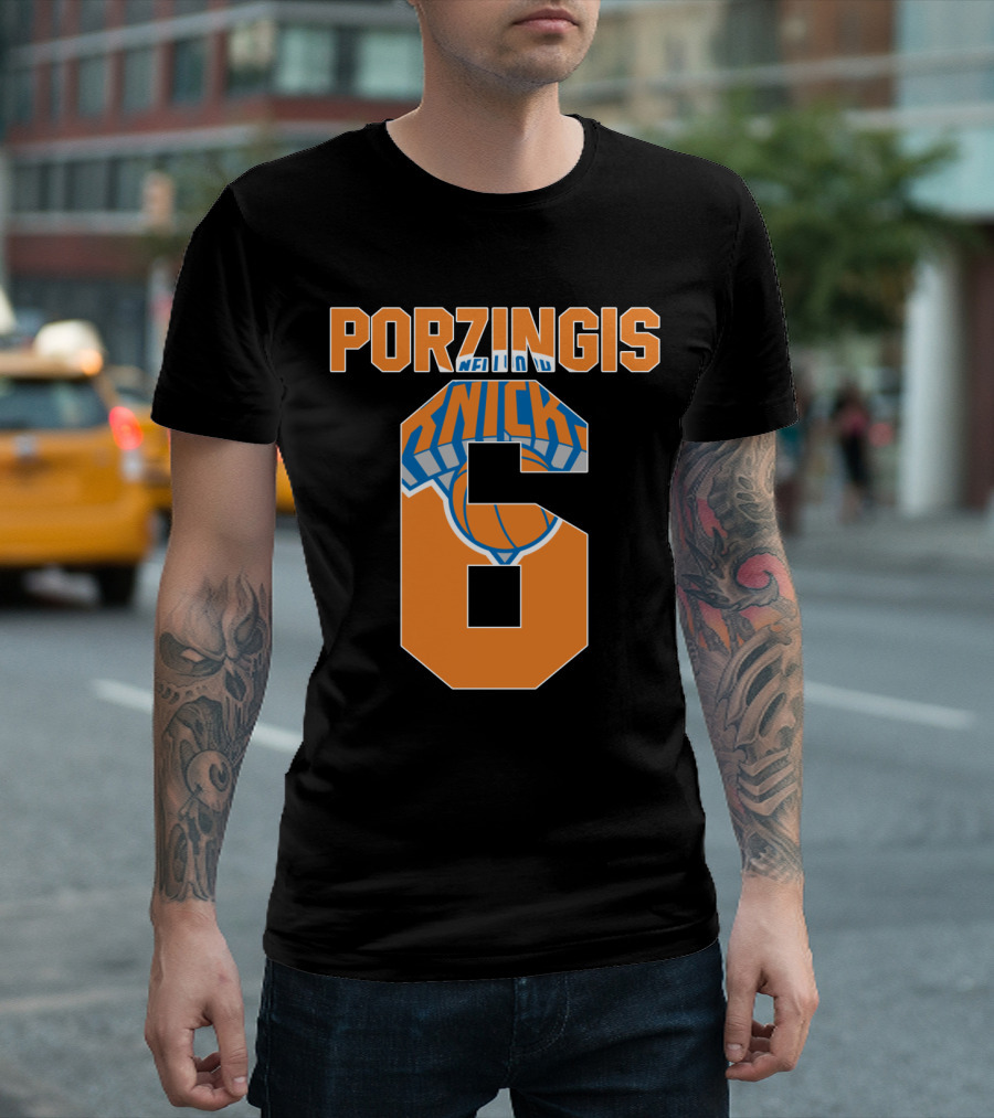 Porzingis New York Knicks Nba T-Shirt