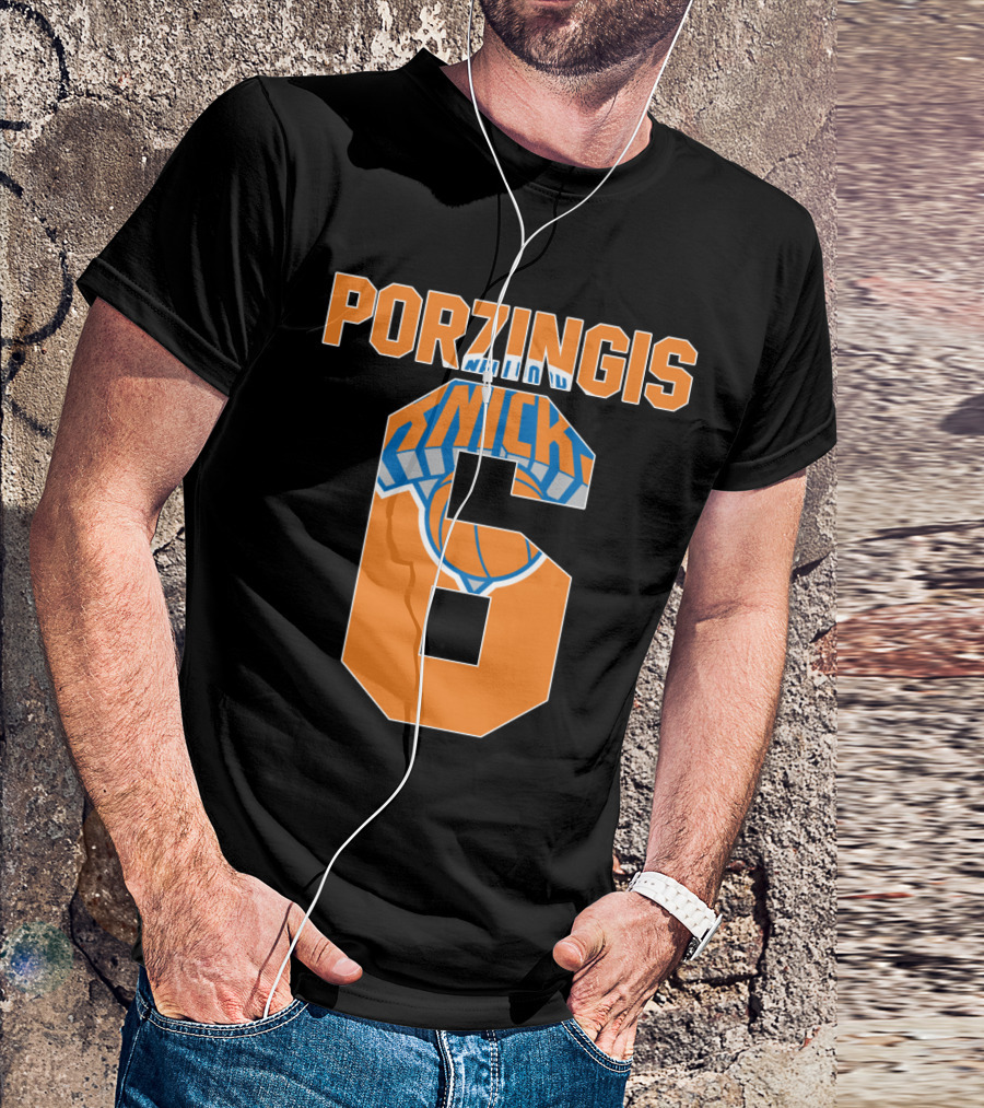 Porzingis New York Knicks Nba T-Shirt