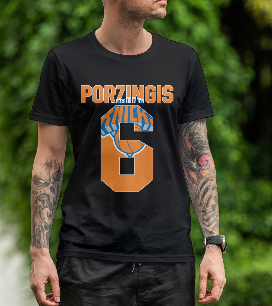 Porzingis New York Knicks Nba T-Shirt