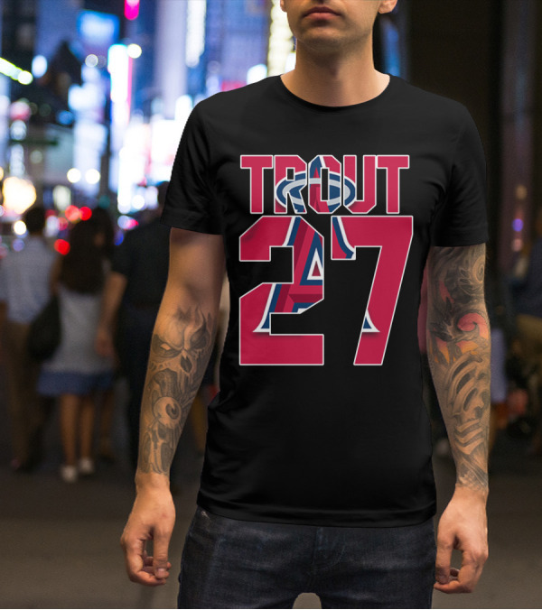 Trout 27 Los Angeles Angels T-Shirt