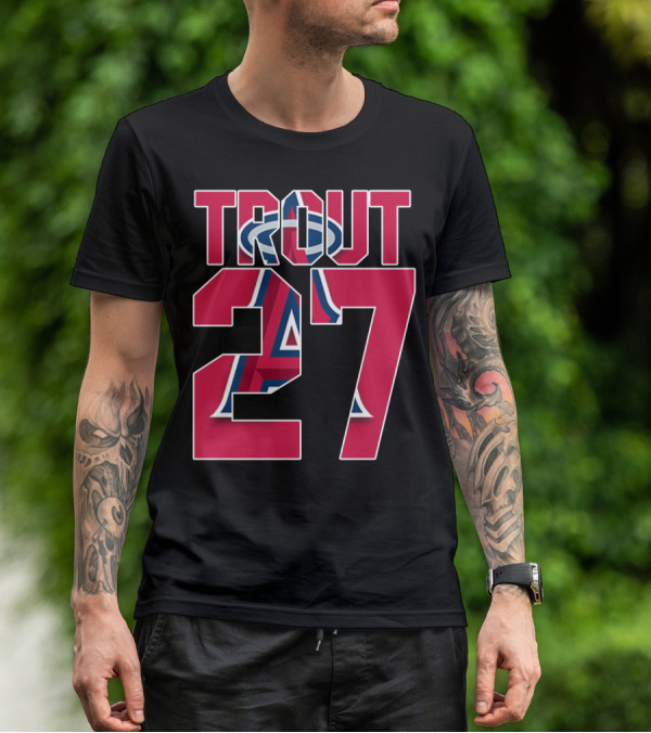 Trout 27 Los Angeles Angels T-Shirt