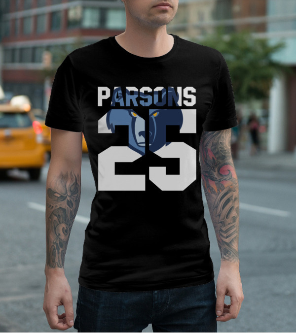 Parsons 25 Memphis Grizzlies Bear T-Shirt