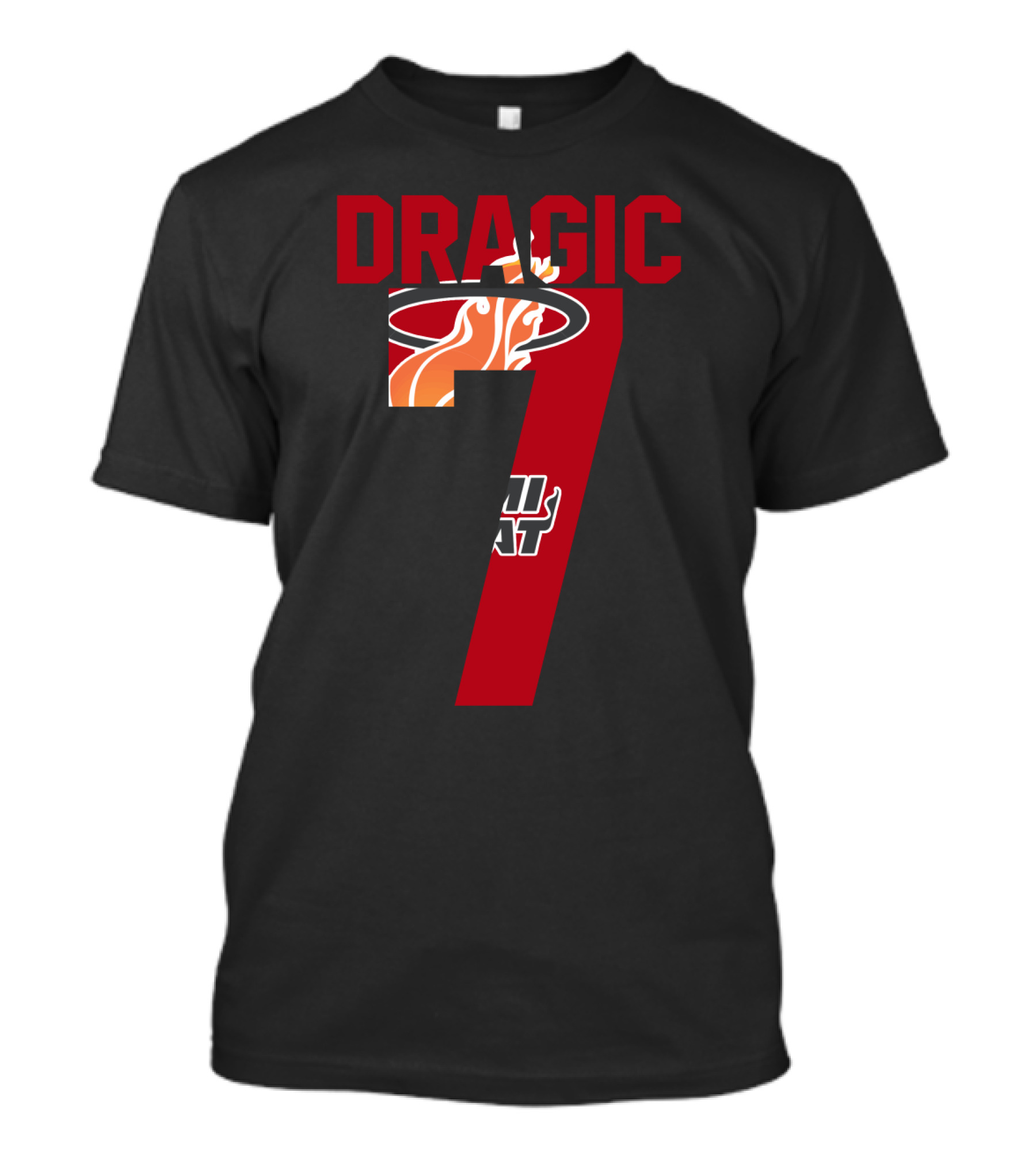 Goran Dragic Number 7 Miami Heat T-Shirt