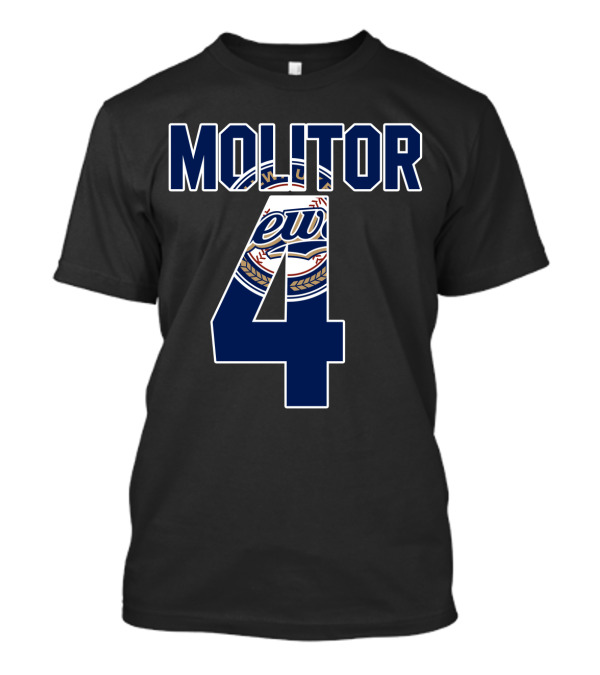 Molitor 4 Milwaukee Brewers T-Shirt