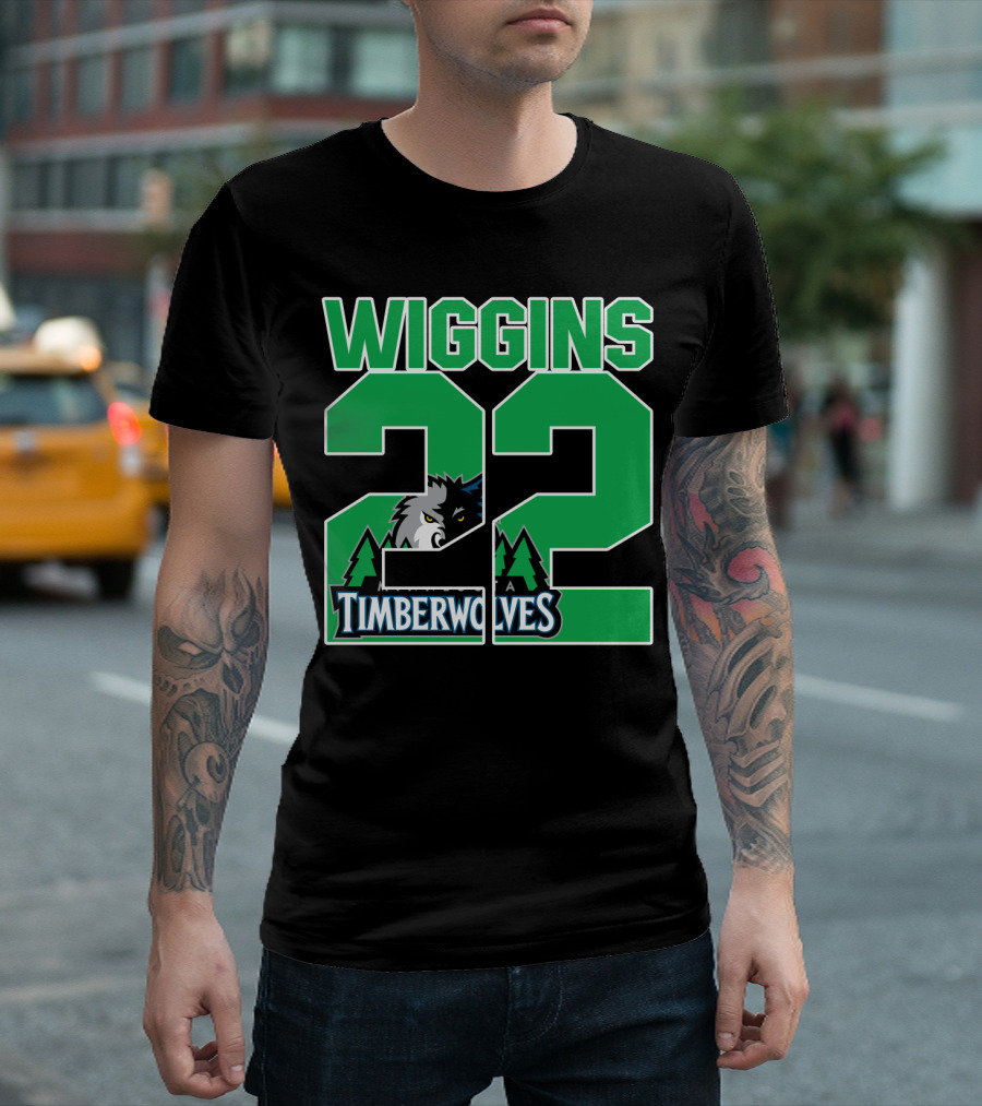 Wiggins 22 Minnesota Timberwolves T-Shirt