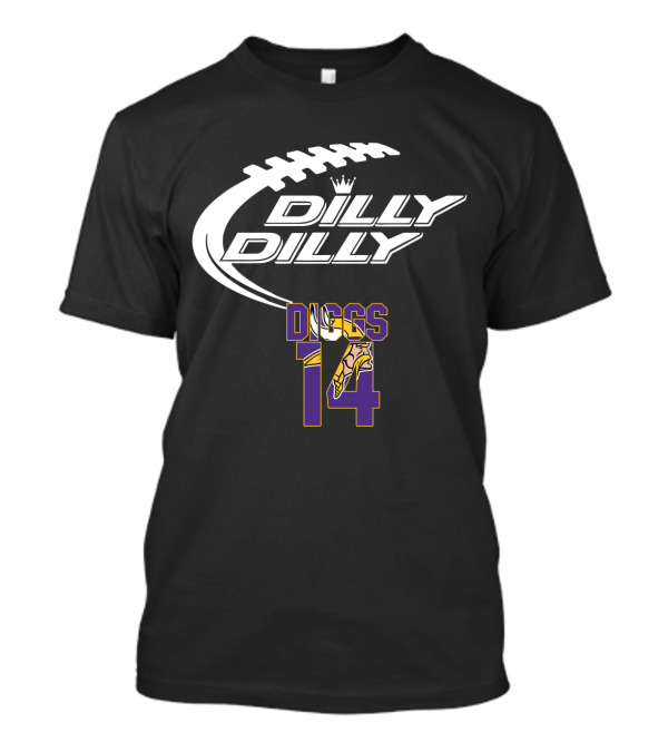 Dilly Dilly Diggs 14 Minnesota Vikings Football T-Shirt
