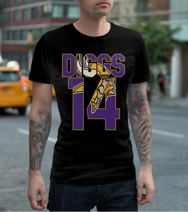 Minnesota Vikings Stefon Diggs 14 Jersey T-Shirt