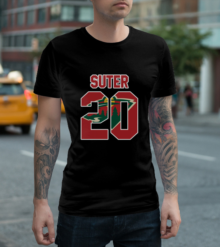 Minnesota Wild Suter 20 NHL Player Jersey T-Shirt