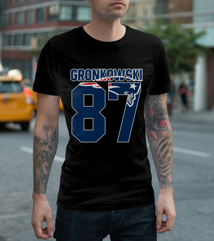 Gronkowski 87 New England Patriots T-Shirt