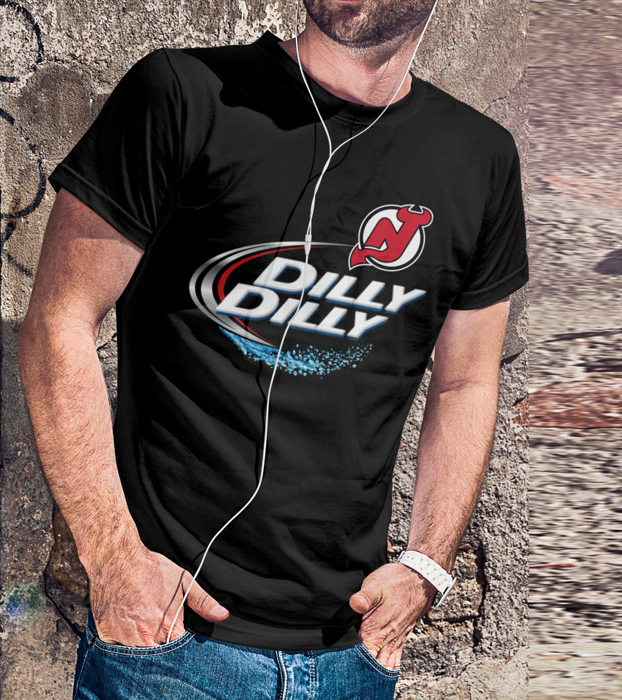 New Jersey Devils Dilly Dilly Fan Design With Logo And Splash T-Shirt