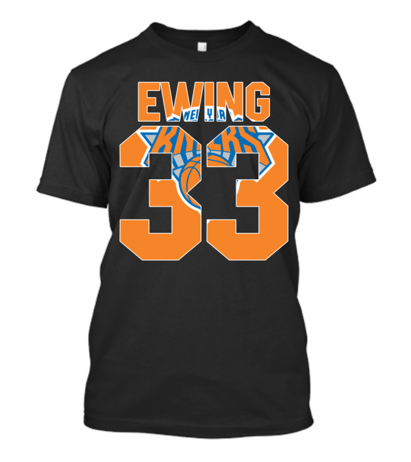 Ewing 33 New York Knicks Patrick Nba T-Shirt
