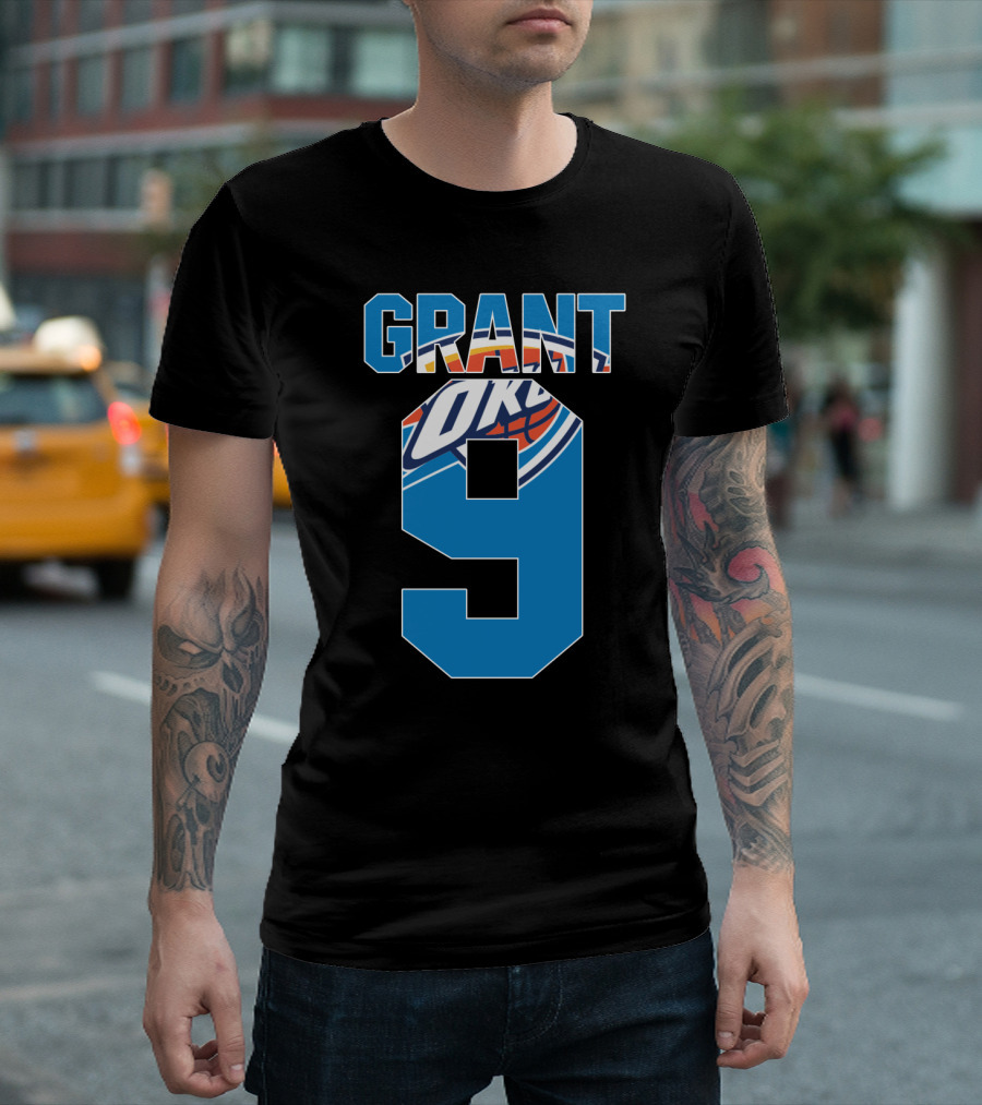 Oklahoma City Thunder Jerami Grant 9 Nba T-Shirt