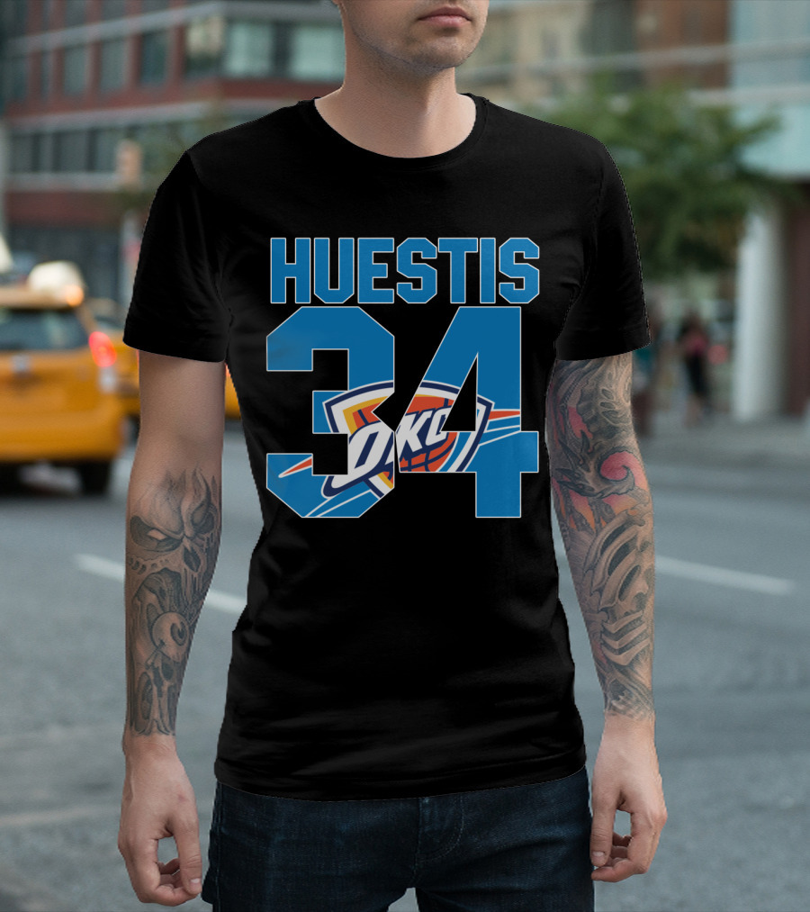 Huestis 34 Okc Oklahoma City Thunder Nba T-Shirt