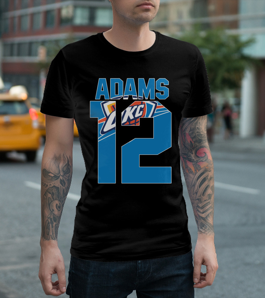Adams 12 Okc Thunder Nba T-Shirt