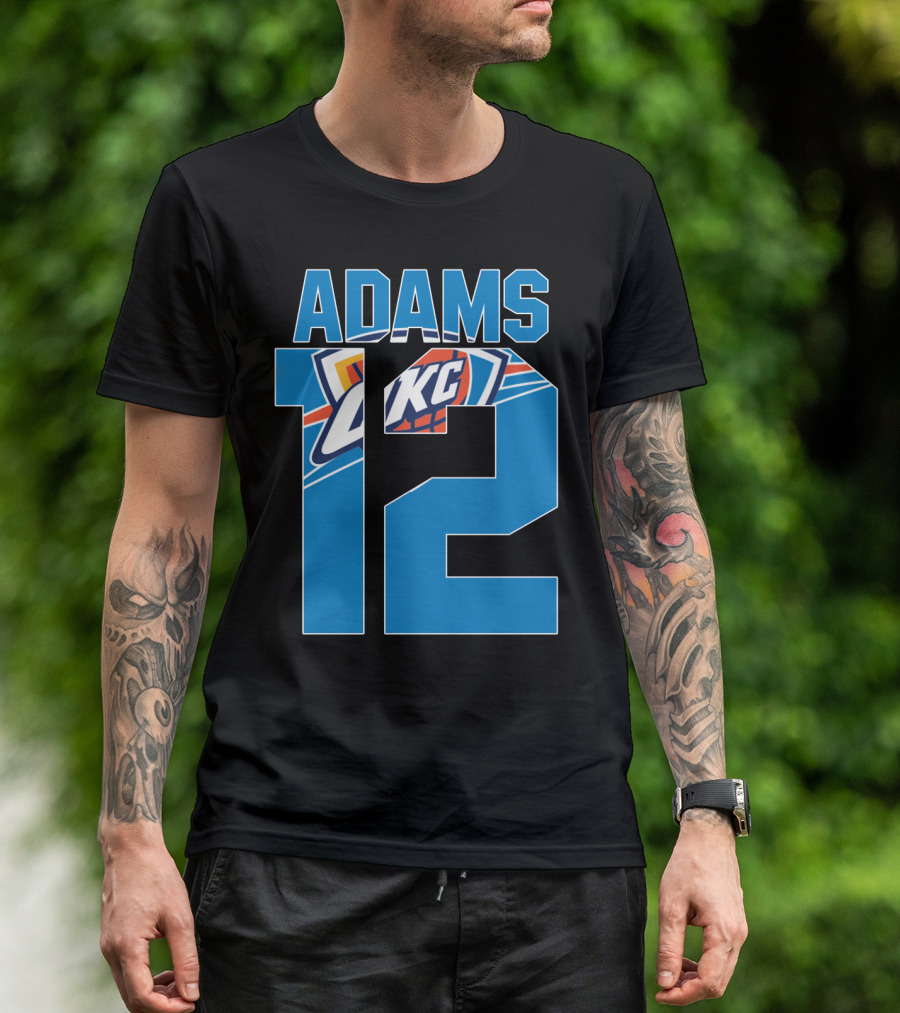 Adams 12 Okc Thunder Nba T-Shirt