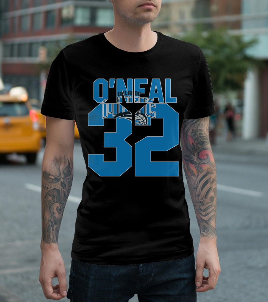 Orlando Magic Shaquille O'neal 32 Nba Basketball T-Shirt