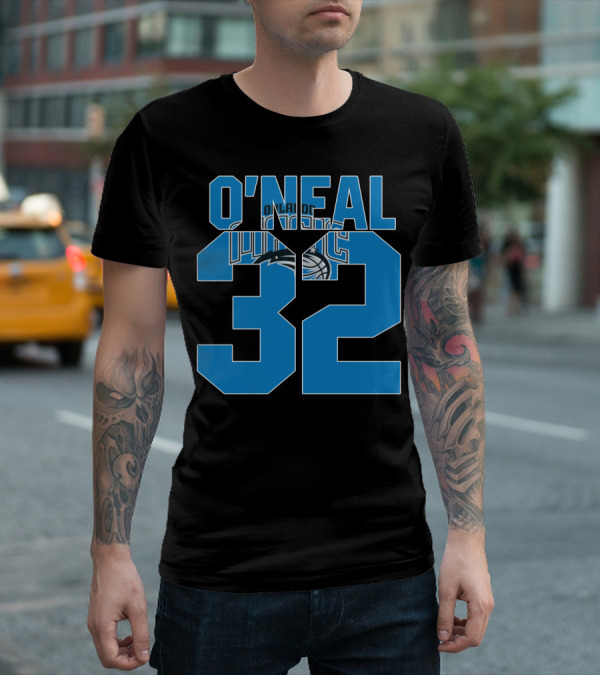 Orlando Magic Shaquille O'neal 32 Nba Basketball T-Shirt