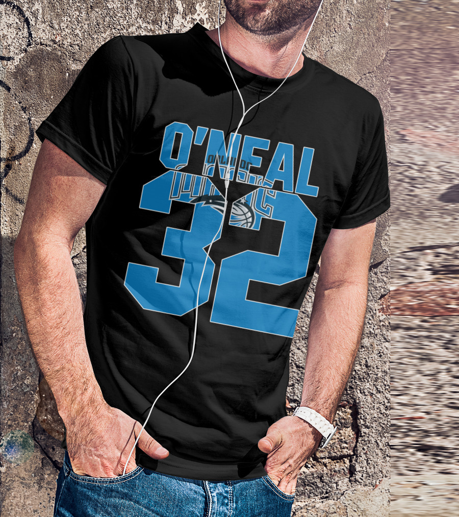 Orlando Magic Shaquille O'neal 32 Nba Basketball T-Shirt