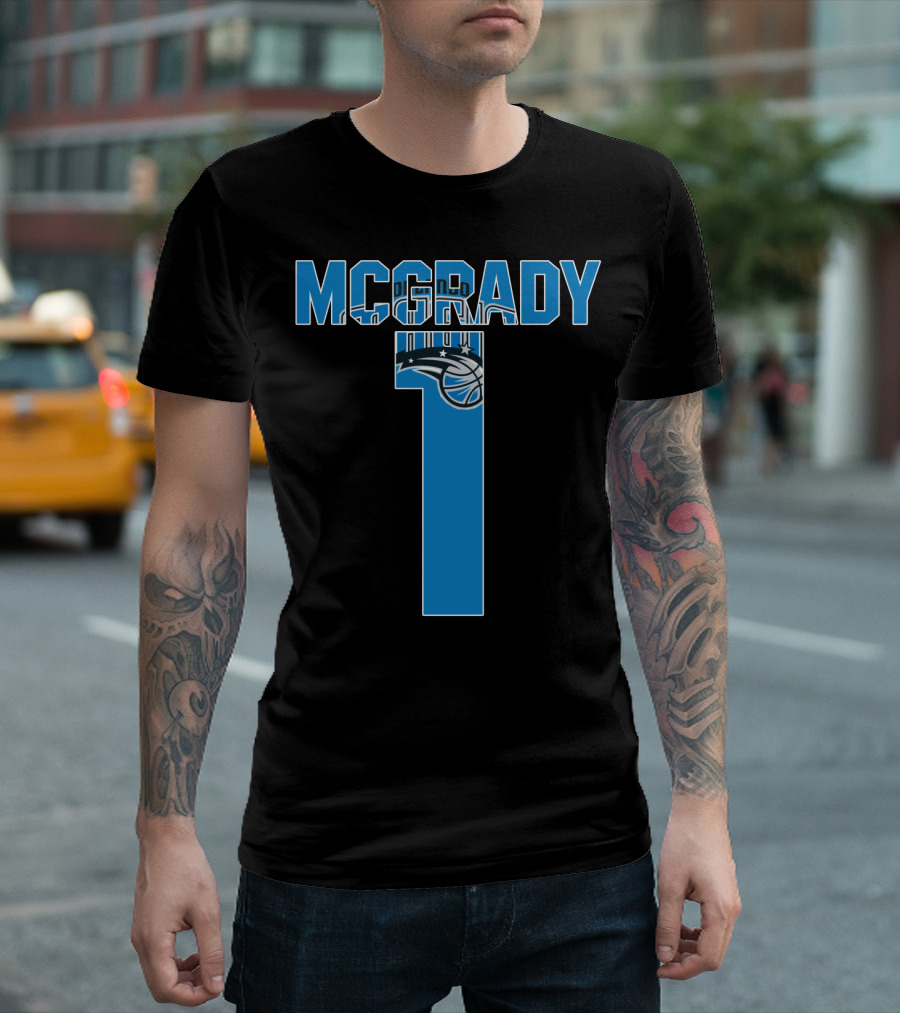 Orlando Magic Tracy Mcgrady Number One Nba Mcgrady 1 T-Shirt