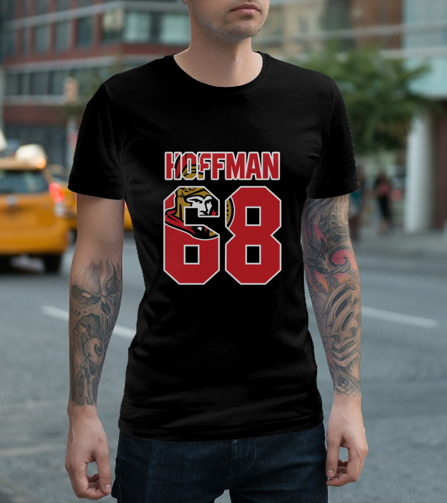 Ottawa Senators Mike Hoffman 68 NHL Hockey Player T-Shirt
