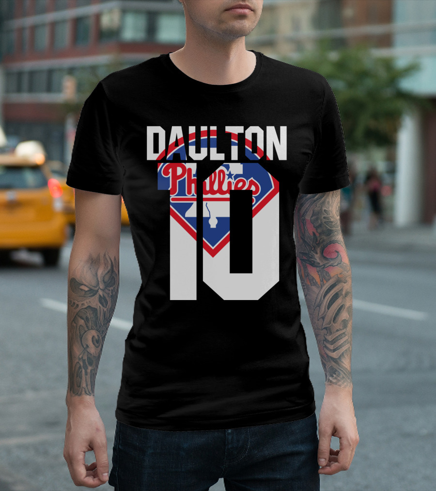 Philadelphia Phillies Daulton 10 Baseball T-Shirt