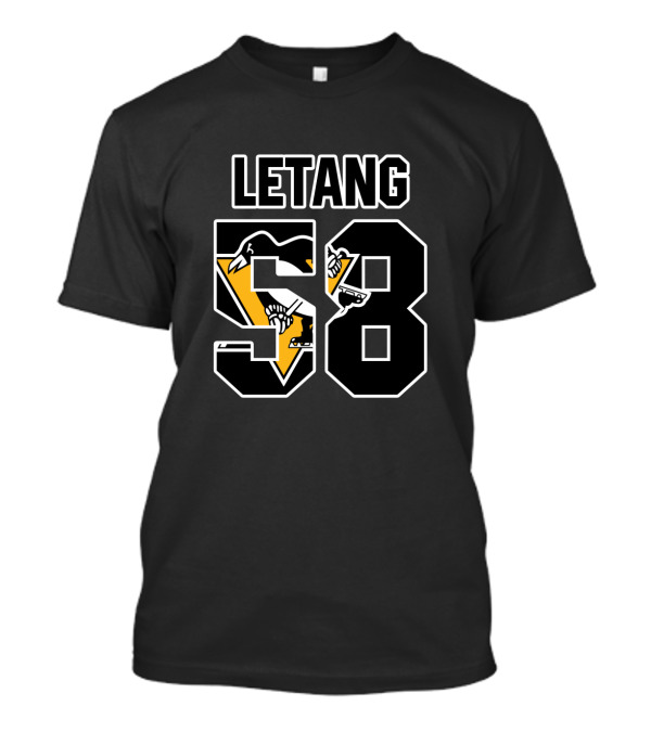 Kris Letang 58 Pittsburgh Penguins NHL Hockey Jersey T-Shirt