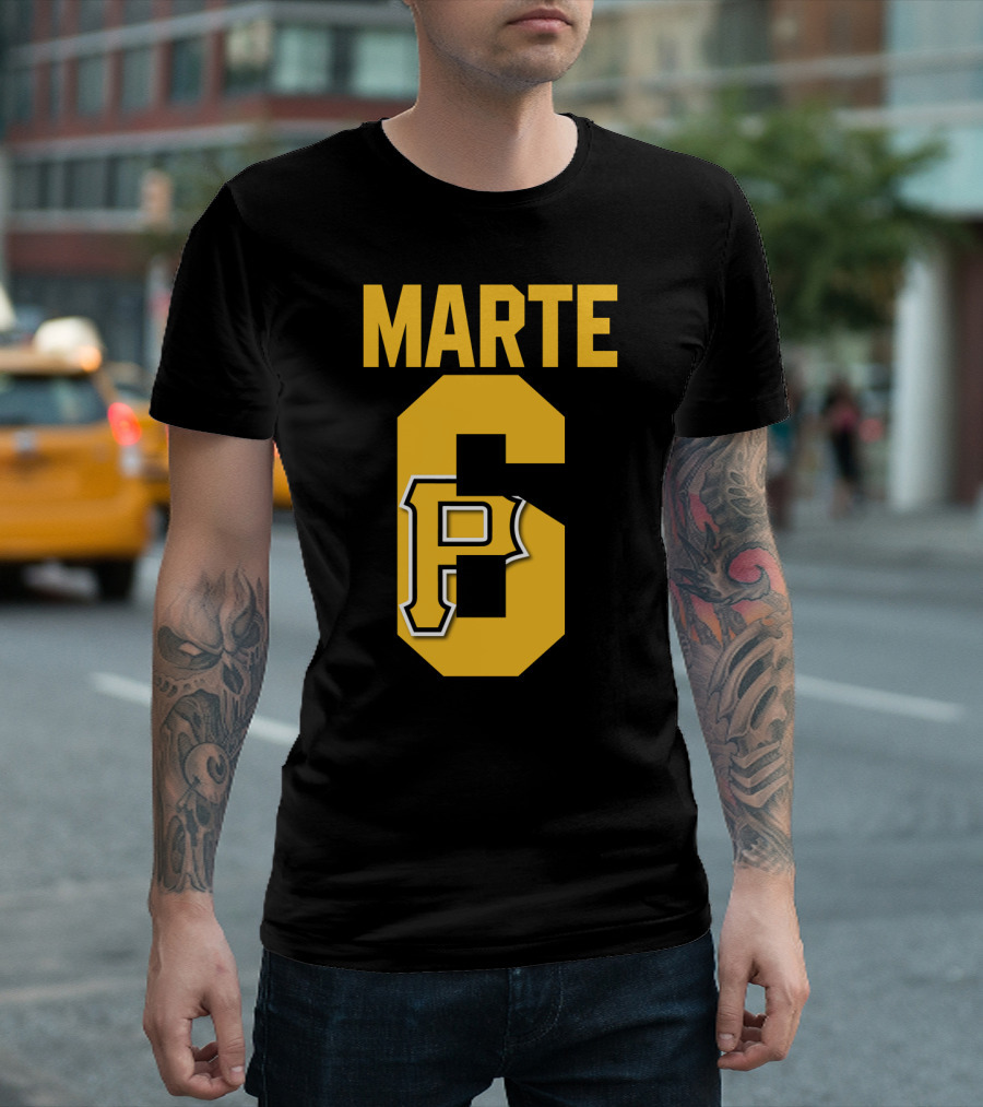Pittsburgh Pirates Marte Number 6 P T-Shirt