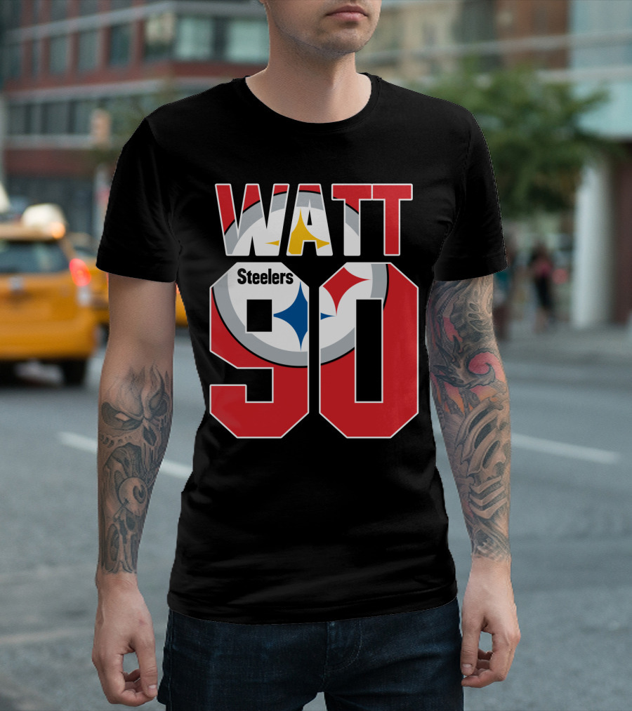 Watt 90 Steelers Pittsburgh T.j. Game Jersey T-Shirt