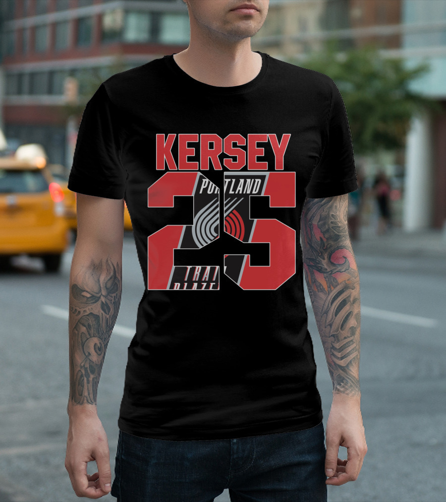 Portland Trail Blazers Kersey 25 Nba Jersey T-Shirt