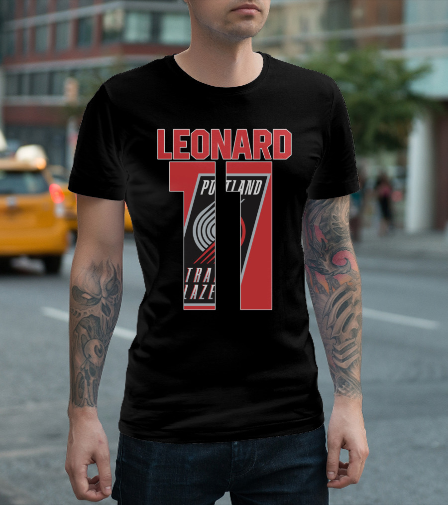 Leonard 11 Portland Trail Blazers Nba T-Shirt
