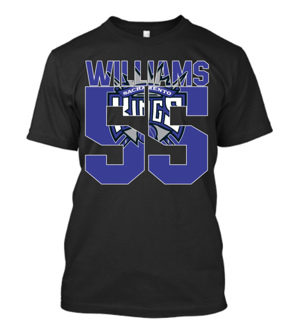 Sacramento Kings Jason Williams 55 Logo Nba T-Shirt