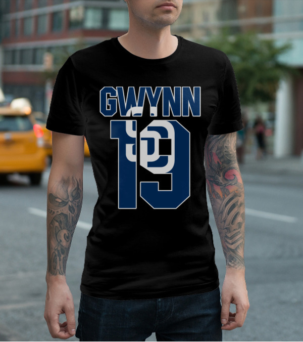 San Diego Padres Gwynn 19 Jersey T-Shirt
