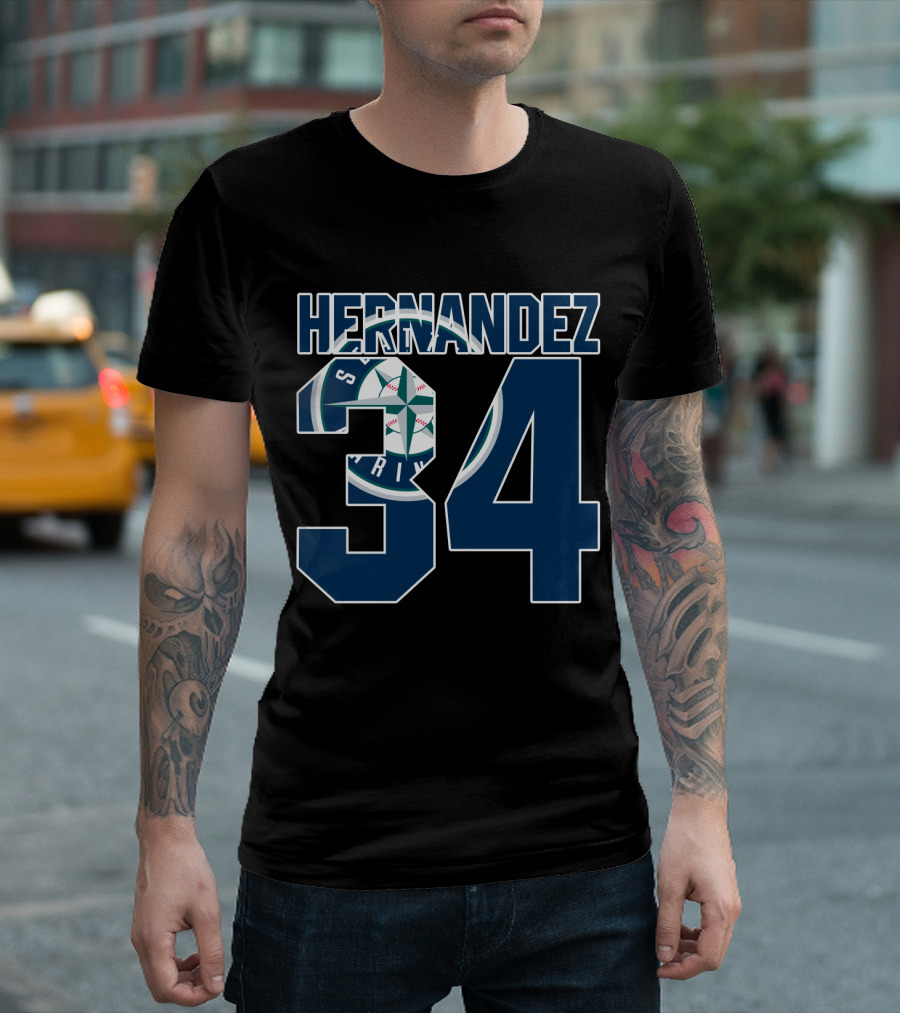 Seattle Mariners Hernandez 34 T-Shirt