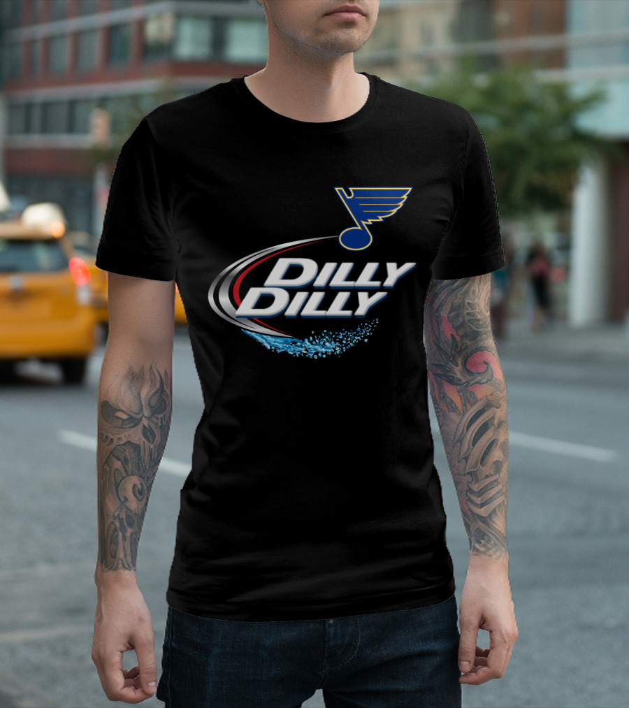 St. Louis Blues Dilly Dilly NHL Fan Logo Hockey T-Shirt