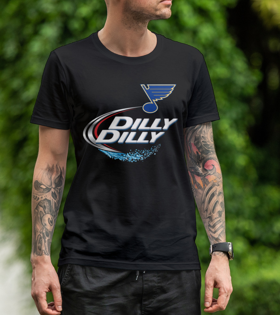 St. Louis Blues Dilly Dilly NHL Fan Logo Hockey T-Shirt