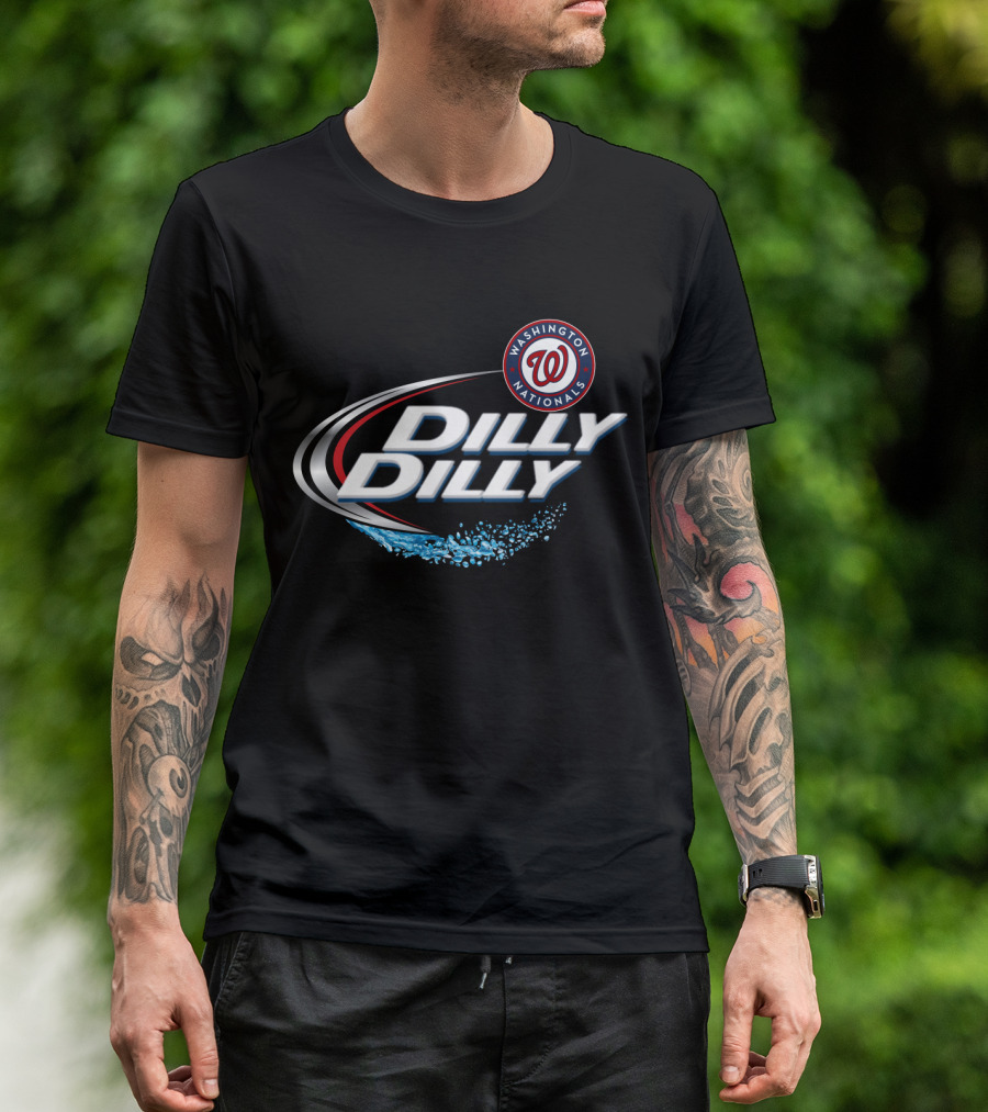 Washington Nationals Dilly Dilly Logo Splash T-Shirt