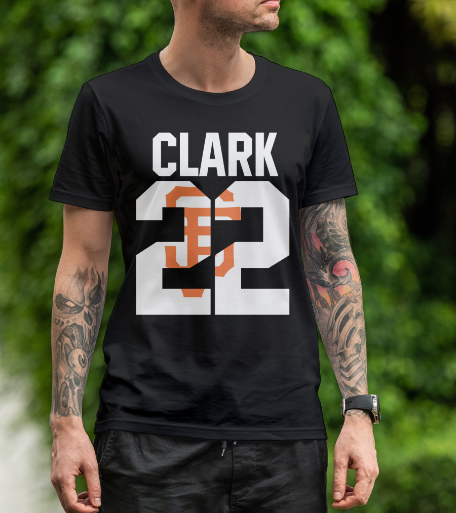 Clark 22 San Francisco Giants 1989 T-Shirt