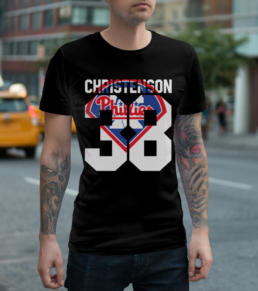 Christenson 38 Philadelphia Phillies 1981 Baseball T-Shirt