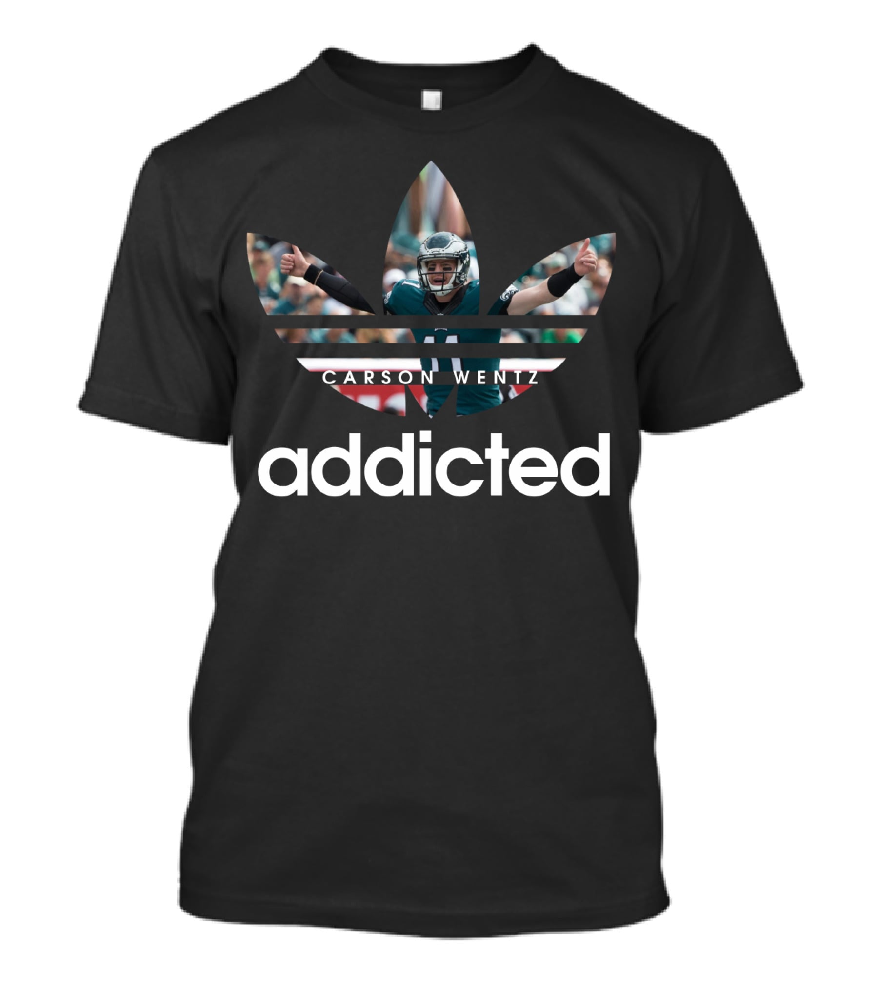 Philadelphia Eagles Carson Wentz Addicted Nfl T-Shirt
