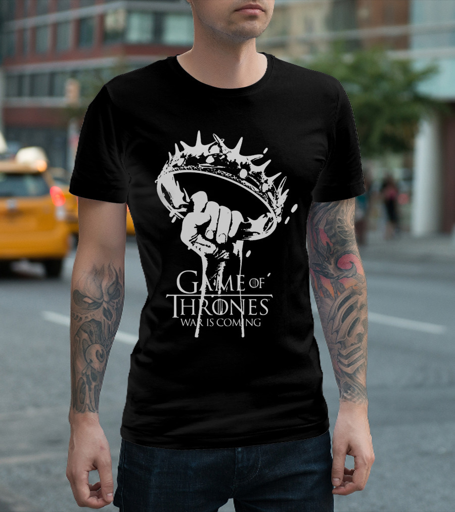 Game Of Thrones War Is Coming Crown Hand T-Shirt