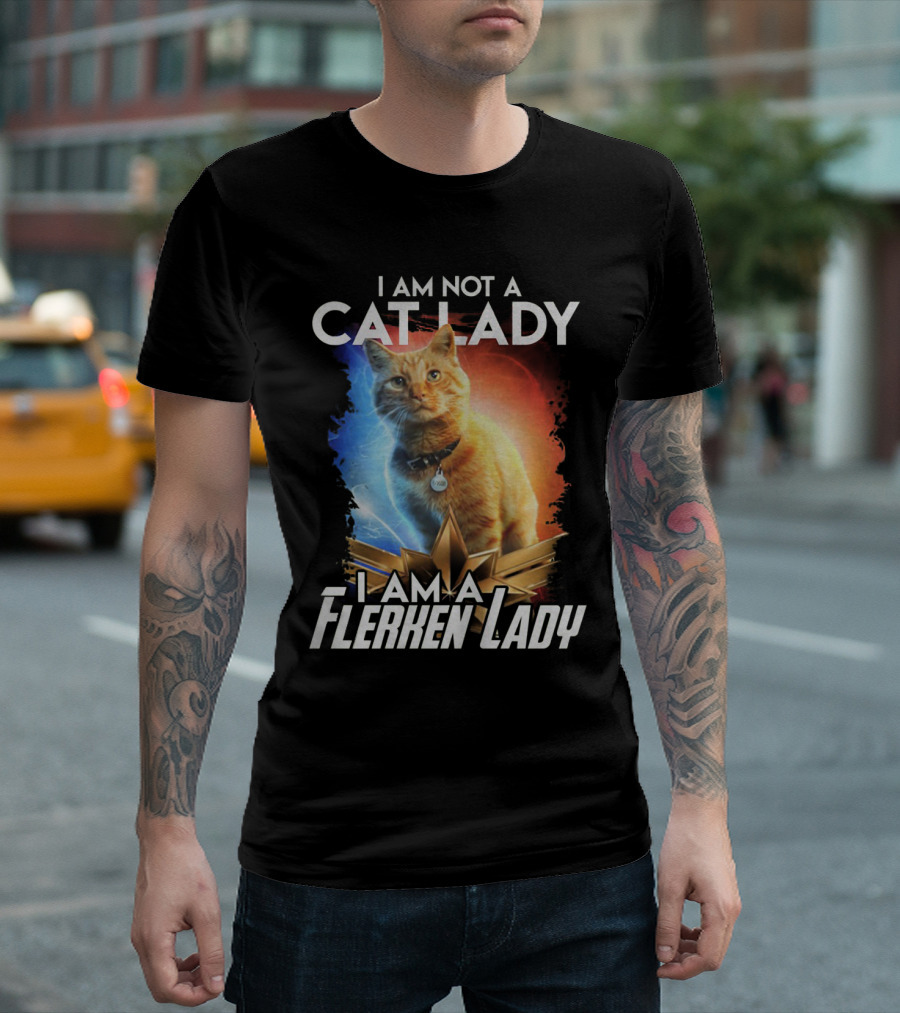 I Am Not a Cat Lady I Am a Flerken Lady Goose Cat T-Shirt