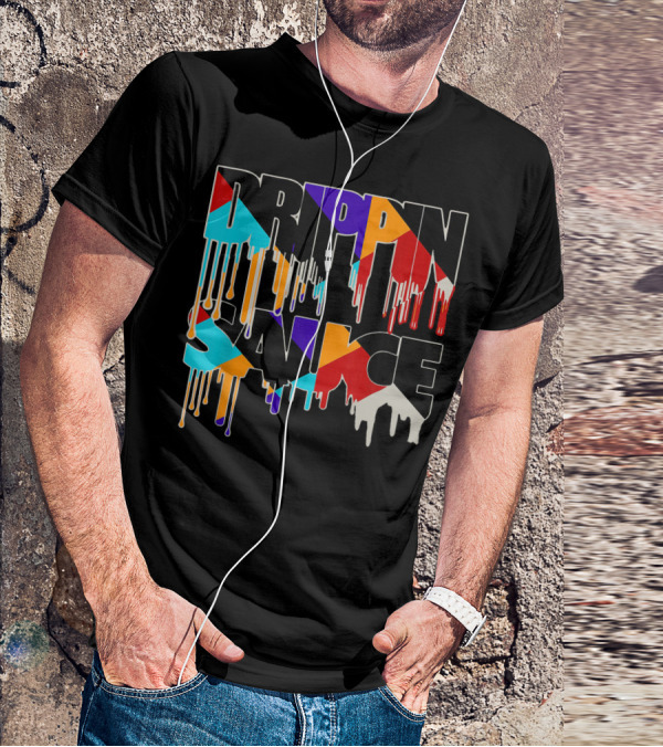 Jordan 9 Drippin Sauce Dream It Do It Bold Multicolor Drip T-Shirt