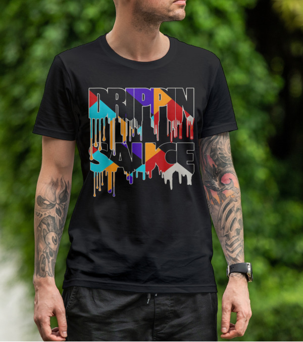 Jordan 9 Drippin Sauce Dream It Do It Bold Multicolor Drip T-Shirt