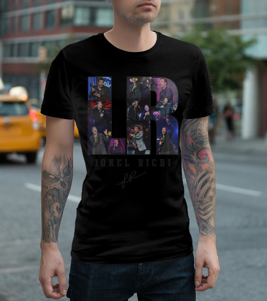 Lionel Richie Live Performance Montage LR Signature T-Shirt