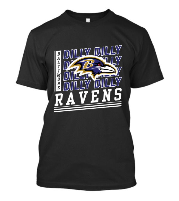 Baltimore Ravens Dilly Dilly Ravens Fans T-Shirt