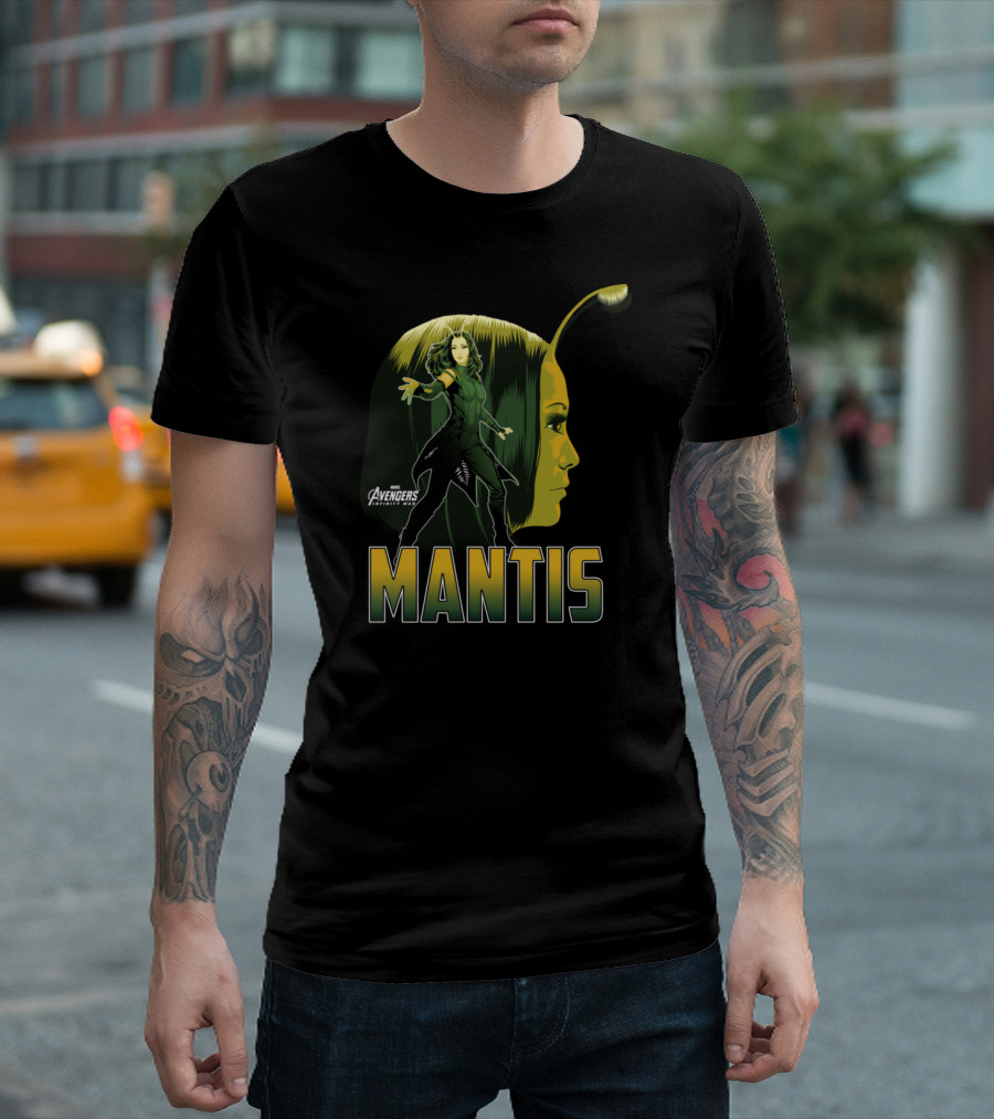 Avengers Infinity War Marvel Mantis Profile T-Shirt
