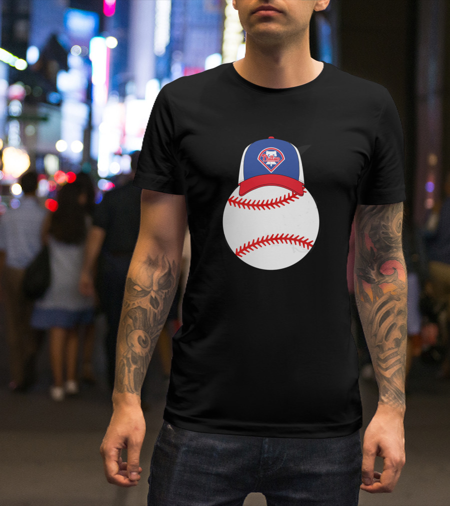 Philadelphia Phillies Mickey Mouse Baseball Hat T-Shirt
