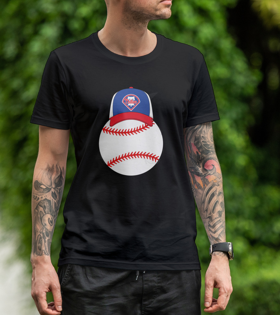 Philadelphia Phillies Mickey Mouse Baseball Hat T-Shirt